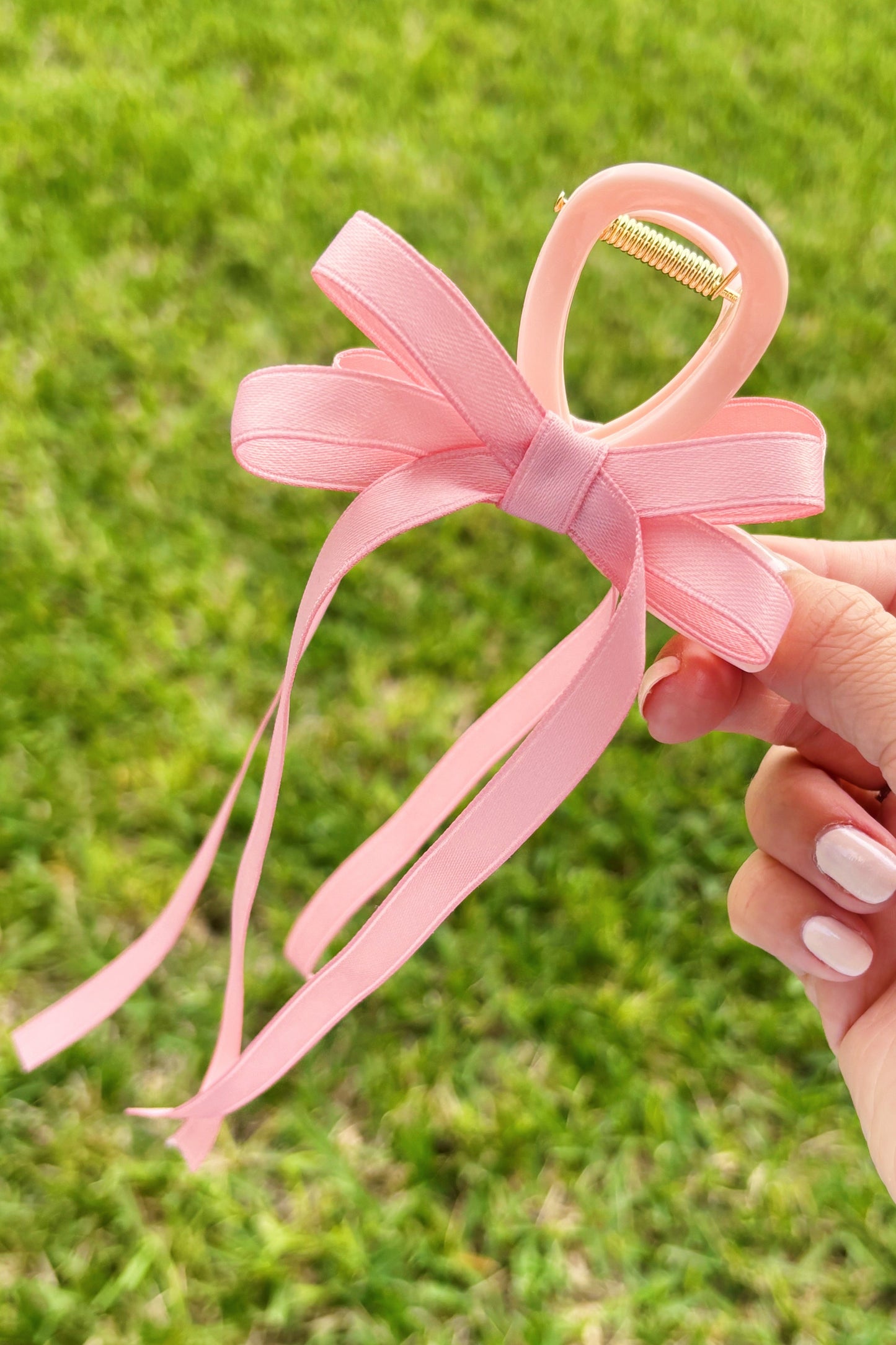 Pink Ribbon Hairclip